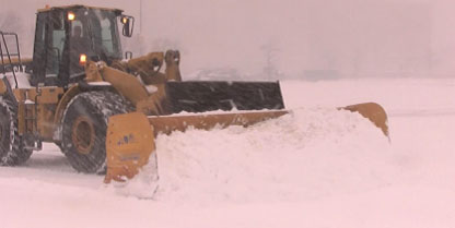 Snow Loader Service by Curti's Landscaping Serving Bergen County and Rockland County